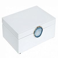 шкатулка для украшений белая 28x10x20 см в Барнауле