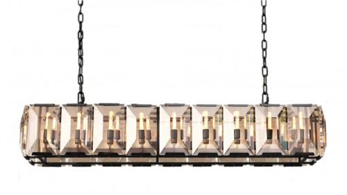 люстра harlow l130 черное основание, прозрачное стекло в Барнауле