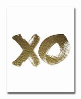 постер xo золотой a4 в Барнауле