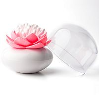 контейнер для хранения ватных палочек lotus белый-розовый в Барнауле