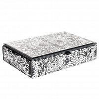 шкатулка для украшений кобра серая 23x15x5 см в Барнауле