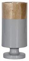 ваза настольная rustic chic tube wood grey в Барнауле