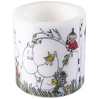 свеча большая moomin счастливое семейство, 8 см в Барнауле