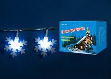 светодиодная гирлянда «снежинки-2» 700см (07935) uniel uld-s0700-050/dta white ip20 snowflakes-2 в Барнауле