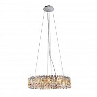 подвесная люстра crystal lux lirica sp10 d610 chrome в Барнауле