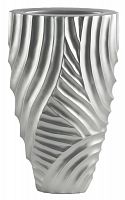 ваза с объемным рельефом 52 см frost pattern серебро в Барнауле
