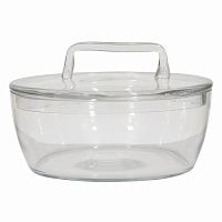 ваза настольная basket glass low в Барнауле