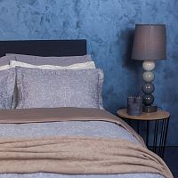 комплект постельного белья decoflux сатин 1.5 спальный versaille grey в Барнауле