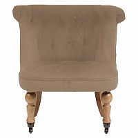 кресло amelie french country chair светло-коричневое в Барнауле