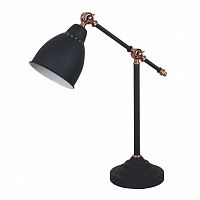 настольная лампа arte lamp braccio a2054lt-1bk в Барнауле