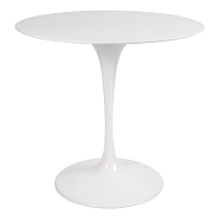 стол eero saarinen style tulip table top mdf d80 глянцевый белый в Барнауле