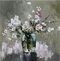картина маслом красивые цветы fiori в Барнауле