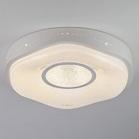 потолочный светодиодный светильник eurosvet shine 40011/1 led белый в Барнауле