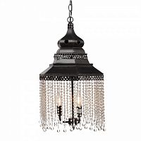 люстра подвесная черная с хрустальными подвесками chandelier в Барнауле