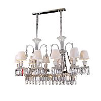 люстра baccarat 10 от delight collection белая/прозрачная/ хром в Барнауле