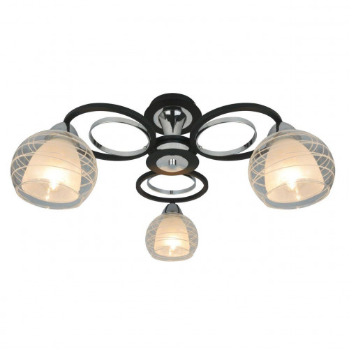 потолочная люстра arte lamp ginevra a1604pl-3bk в Барнауле