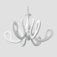 потолочная светодиодная люстра ambrella light orbital classic fk81/6 wh 292w d640 белая в Барнауле