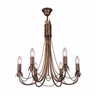 подвесная люстра toplight lucinda tl7350d-06br в Барнауле