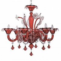 подвесная люстра ideal lux ca vendramin sp6 rosso в Барнауле