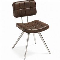 стул lola seat pu brown ножки из нержаеющей стали c589u09 от la forma (ex julia grup) в Барнауле