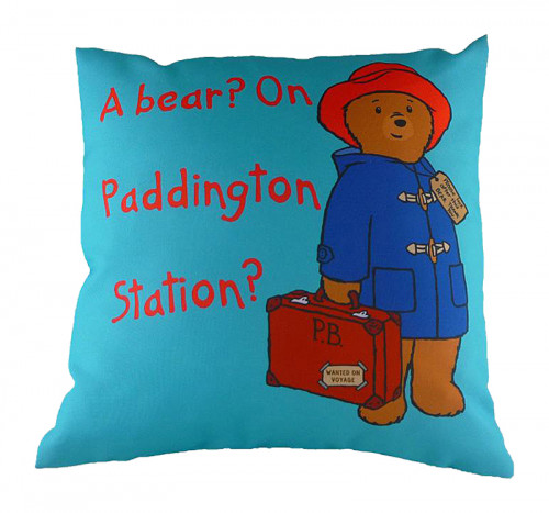 подушка с принтом paddington bear blue в Барнауле
