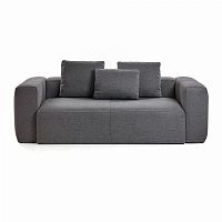диван blok sofa 2 темно-серый от la forma (ex julia grup) в Барнауле