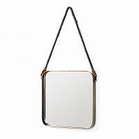 зеркало на ремне квадратное бежевое со скругленными углами step от la forma (ex julia grup) в Барнауле