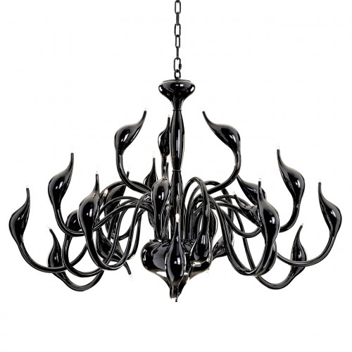 подвесная люстра lightstar cigno collo bk 751247 в Барнауле