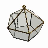 флорариум стеклянный в винтажном стиле diamond shape в Барнауле