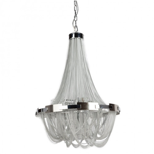 люстра firenzo серебро, прозрачная в Барнауле