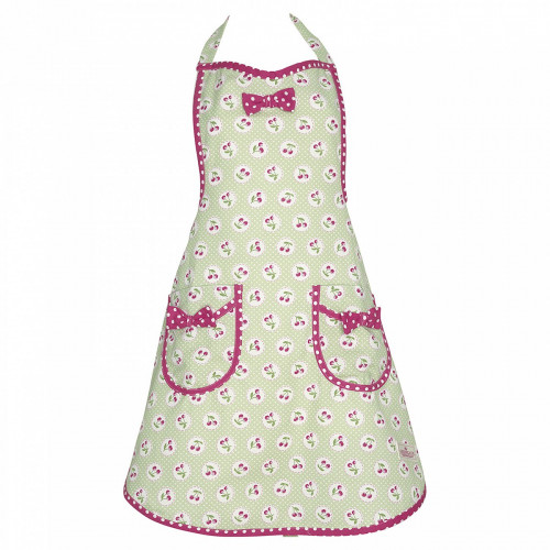 фартук cherry berry p.green w/bow в Барнауле