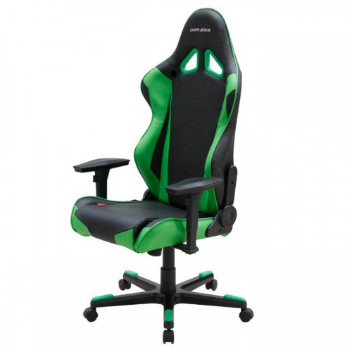 кресло геймерское dxracer racing черно-зеленое в Барнауле