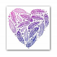 постер heart а4 (фиолетовый) в Барнауле