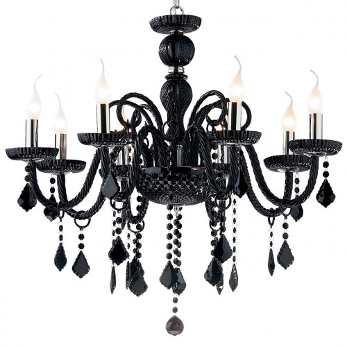 подвесная люстра ideal lux giudecca sp8 nero в Барнауле