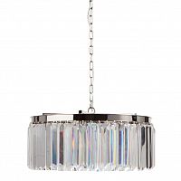 люстра rhys clear glass хром, прозрачная, чёрная в Барнауле