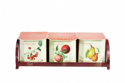 набор емкостей для хранения на подставке fruits в Барнауле